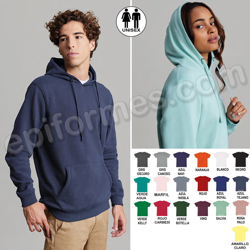 Sudadera con capucha 19 colores