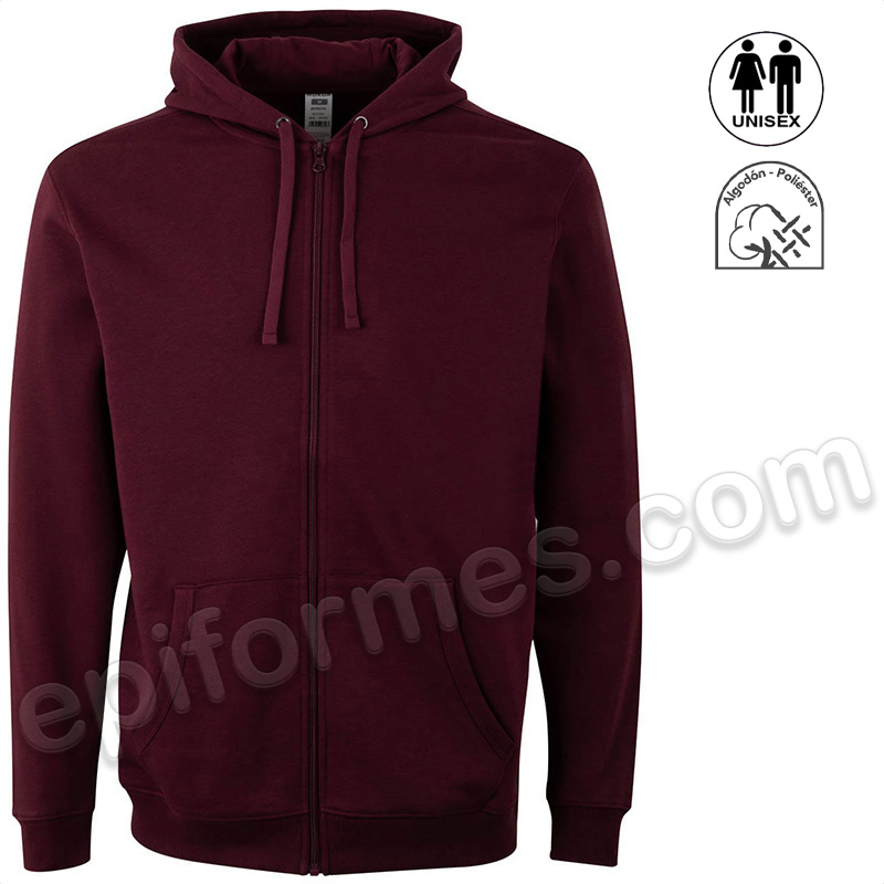 Sudadera con capucha felpa perchada 19 colores