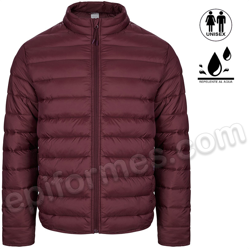 Chaqueta, acolchada, unisex, en 9 colores