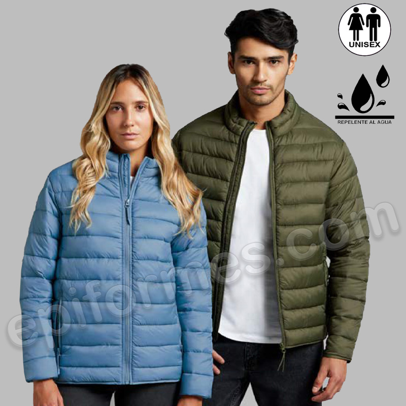 Chaqueta, acolchada, unisex, en 9 colores