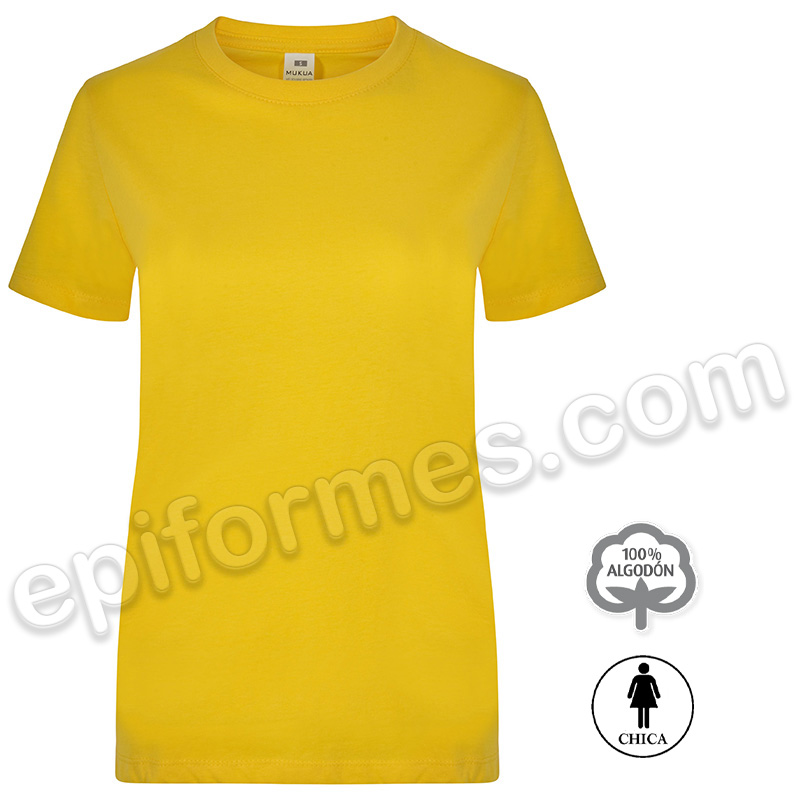 Camiseta manga corta señora, 27 colores