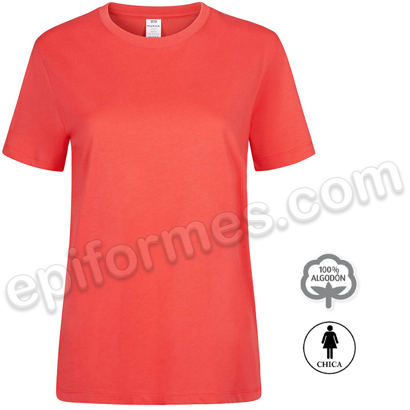 Camiseta manga corta señora, 27 colores