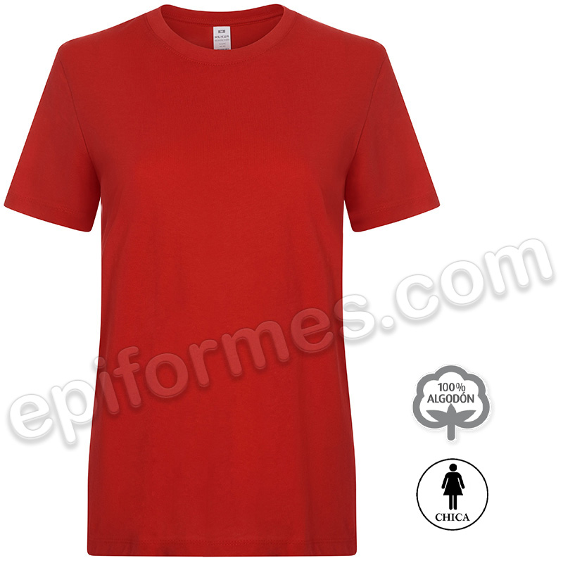 Camiseta manga corta señora, 27 colores