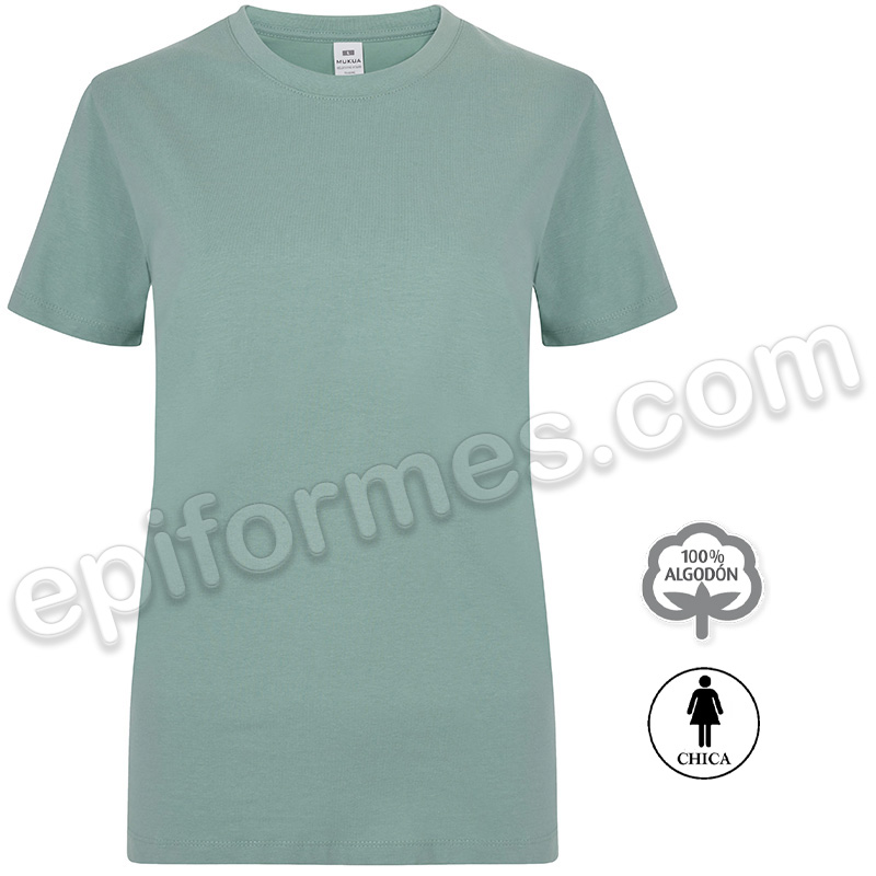 Camiseta manga corta señora, 27 colores