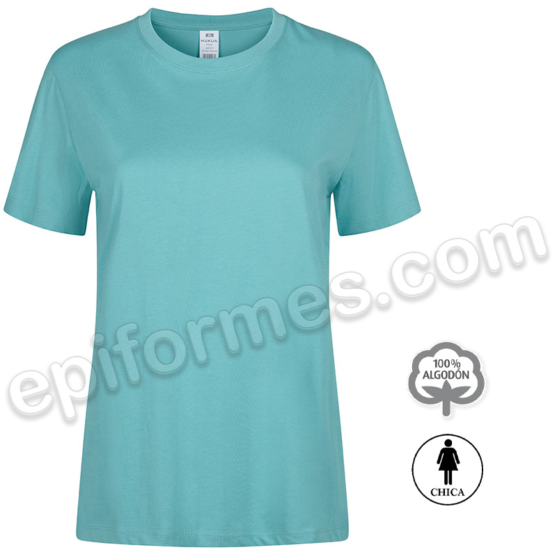 Camiseta manga corta señora, 27 colores