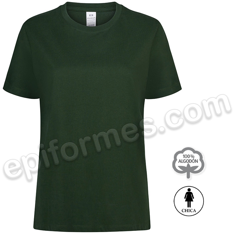 Camiseta manga corta señora, 27 colores