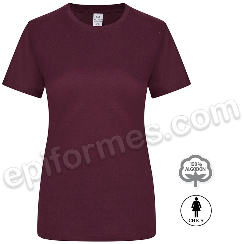 Camiseta manga corta señora, 27 colores