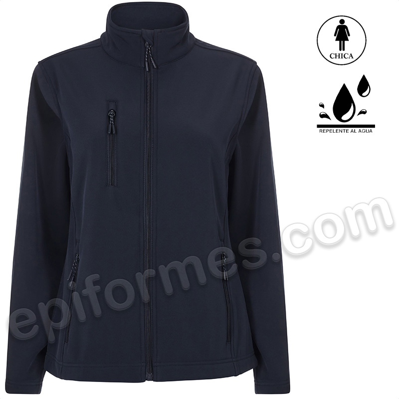 Cazadora soft shell, de señora, 6 colores