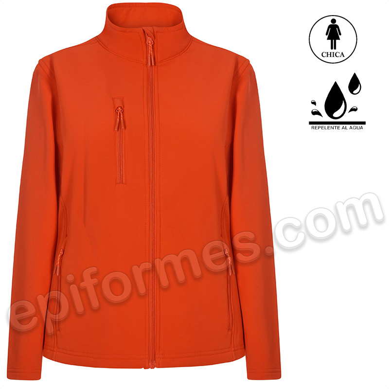 Cazadora soft shell, de señora, 6 colores