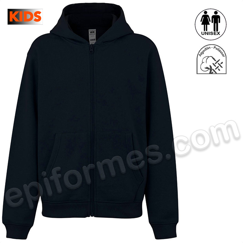 Sudadera escolar con capucha en 19 colores