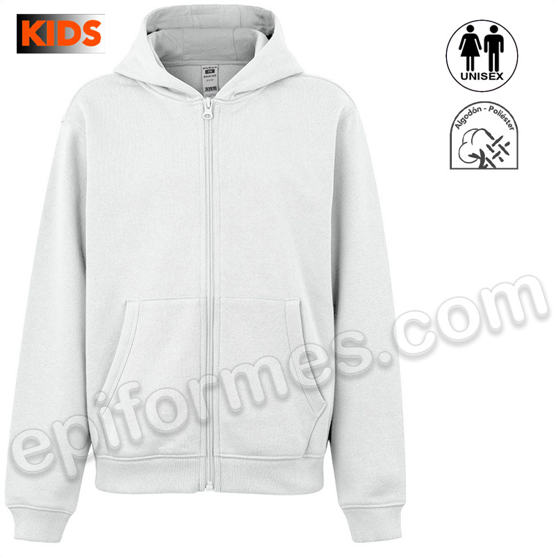 Sudadera escolar con capucha en 19 colores