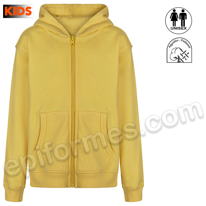 Sudadera escolar con capucha en 19 colores