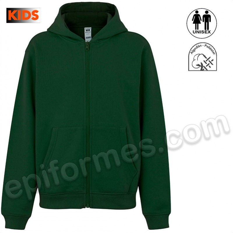 Sudadera escolar con capucha en 19 colores