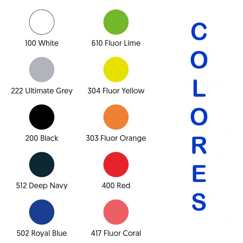 Polo unisex 10 colores hasta la 5XL