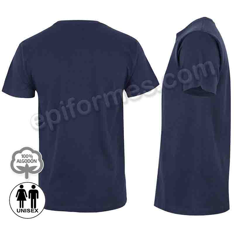 Camiseta manga corta unisex 28 colores