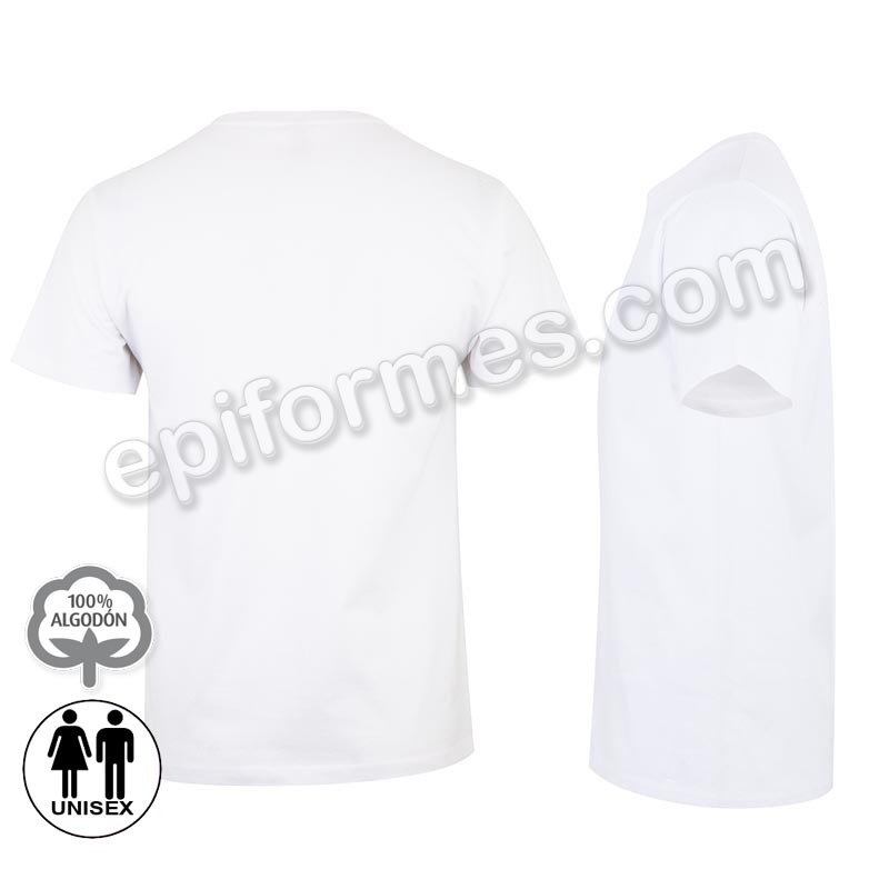 Camiseta manga corta unisex 28 colores