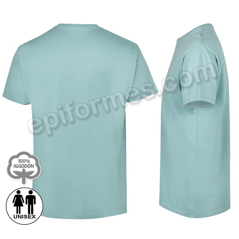 Camiseta manga corta unisex 28 colores