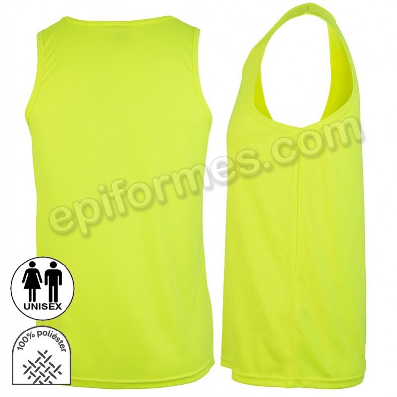 Camiseta técnica unisex tirantes 7 colores