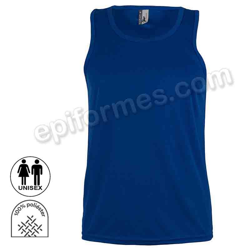 Camiseta técnica unisex tirantes 7 colores