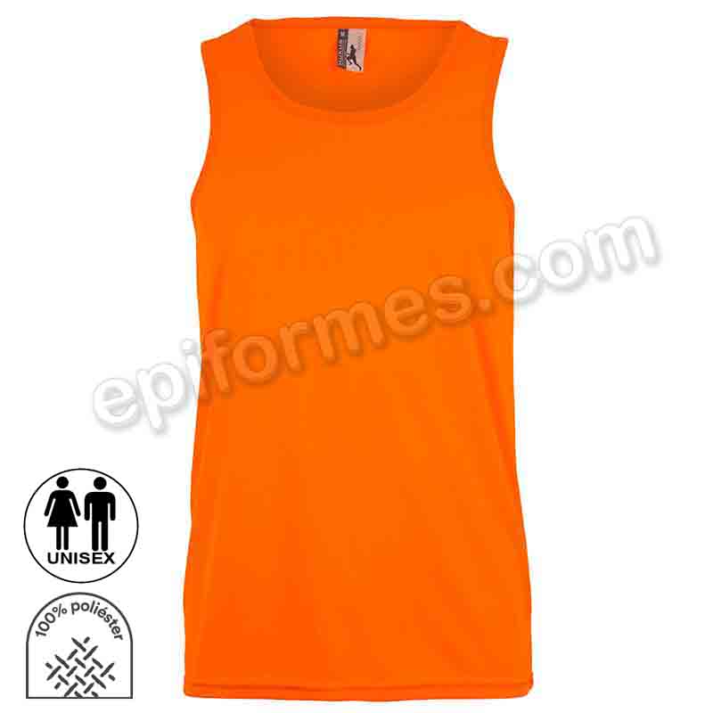 Camiseta técnica unisex tirantes 7 colores