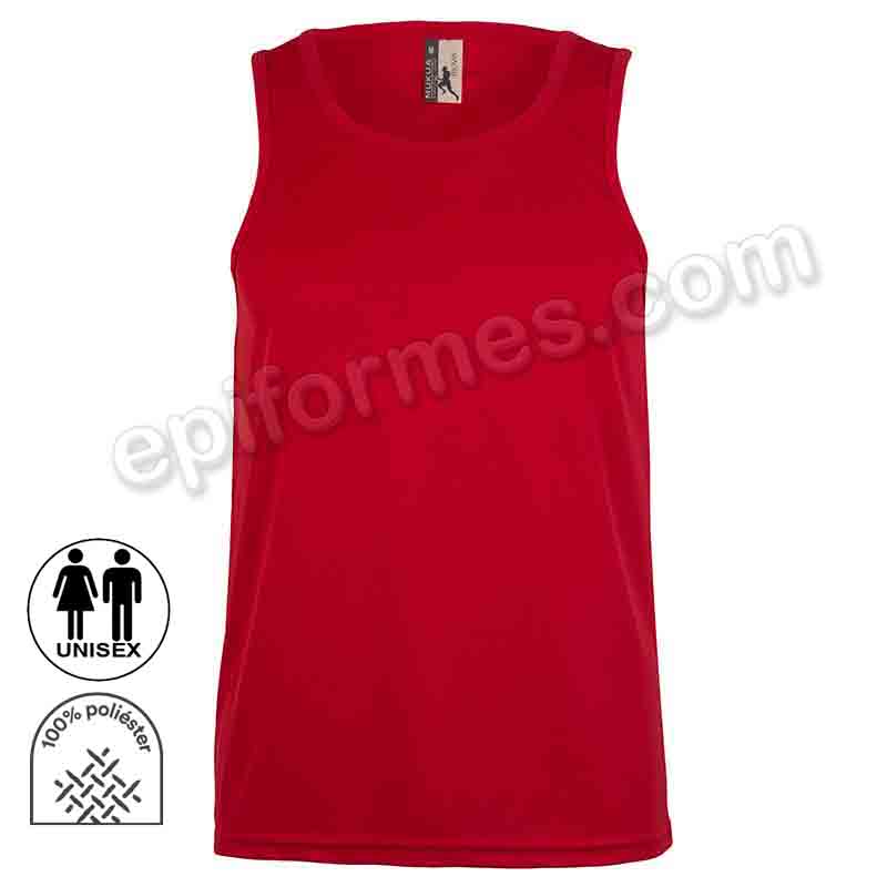 Camiseta técnica unisex tirantes 7 colores