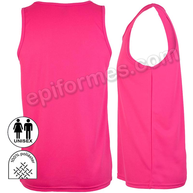 Camiseta técnica unisex tirantes 7 colores