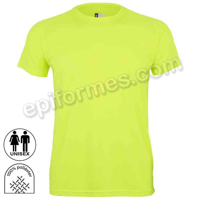 Camiseta técnica unisex 10 colores