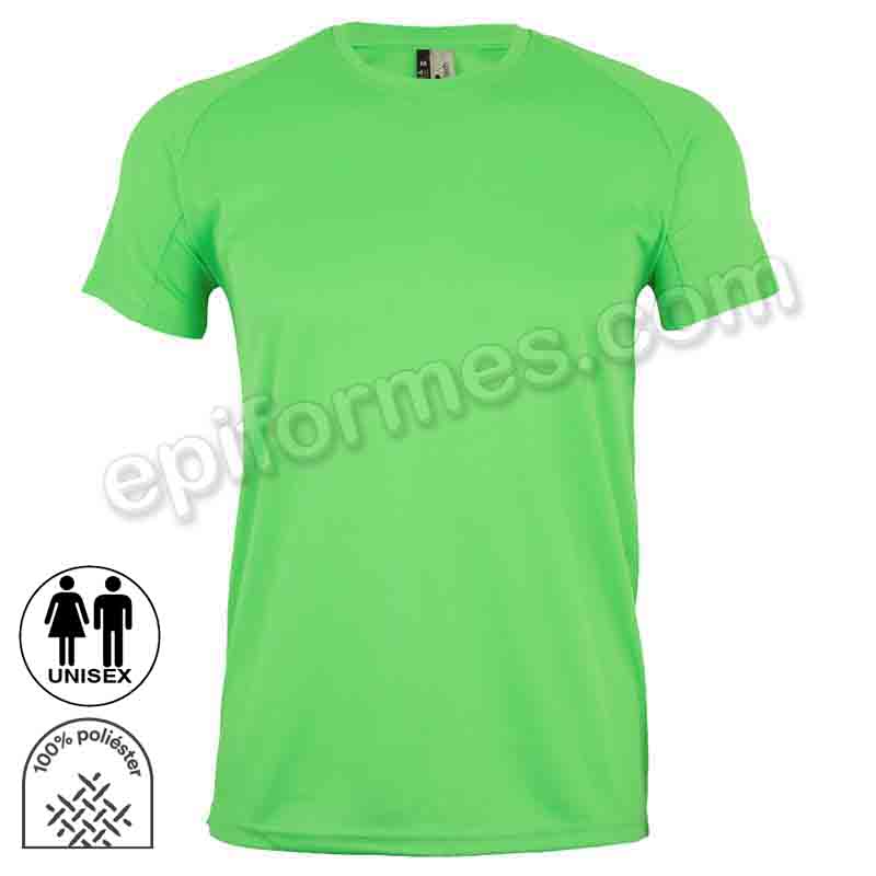 Camiseta técnica unisex 10 colores