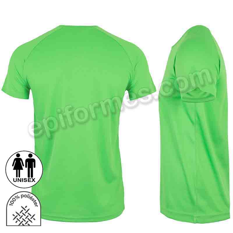 Camiseta técnica unisex 10 colores