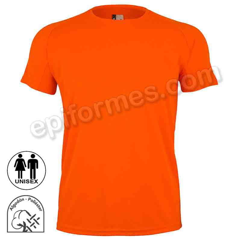 Camiseta técnica unisex 10 colores