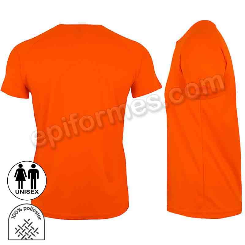 Camiseta técnica unisex 10 colores