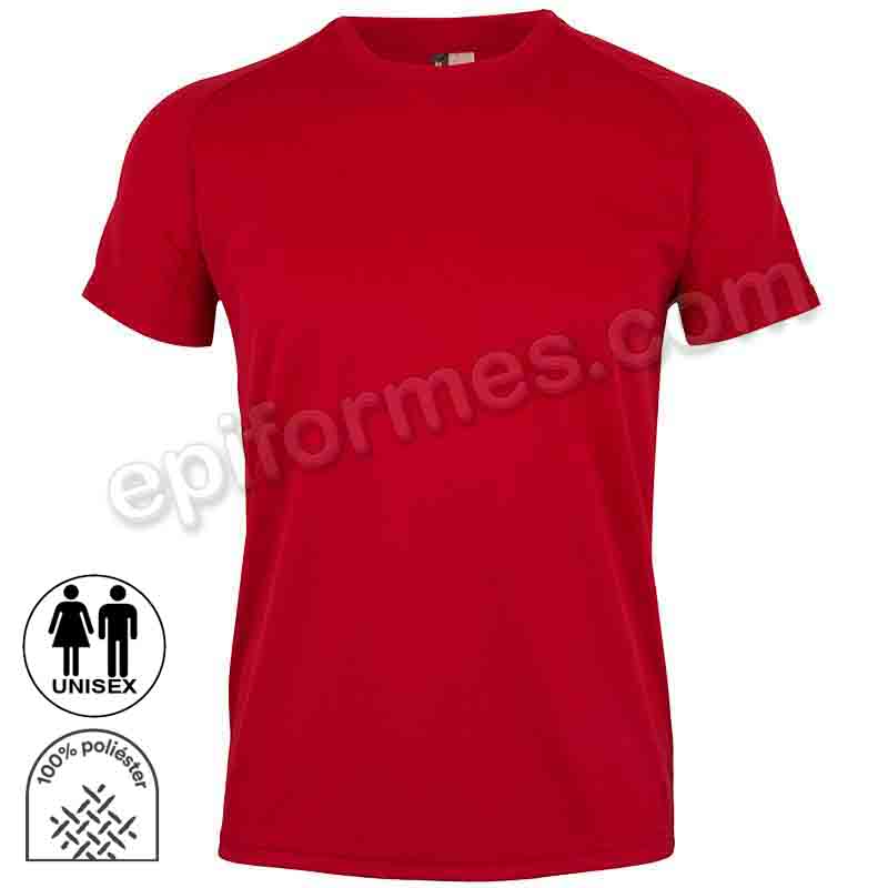 Camiseta técnica unisex 10 colores