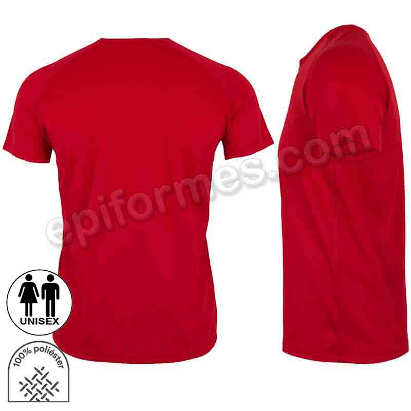 Camiseta técnica unisex 10 colores