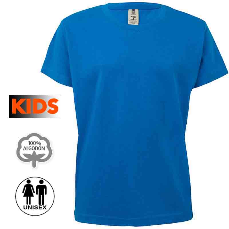 Camiseta algodón niño 25 colores