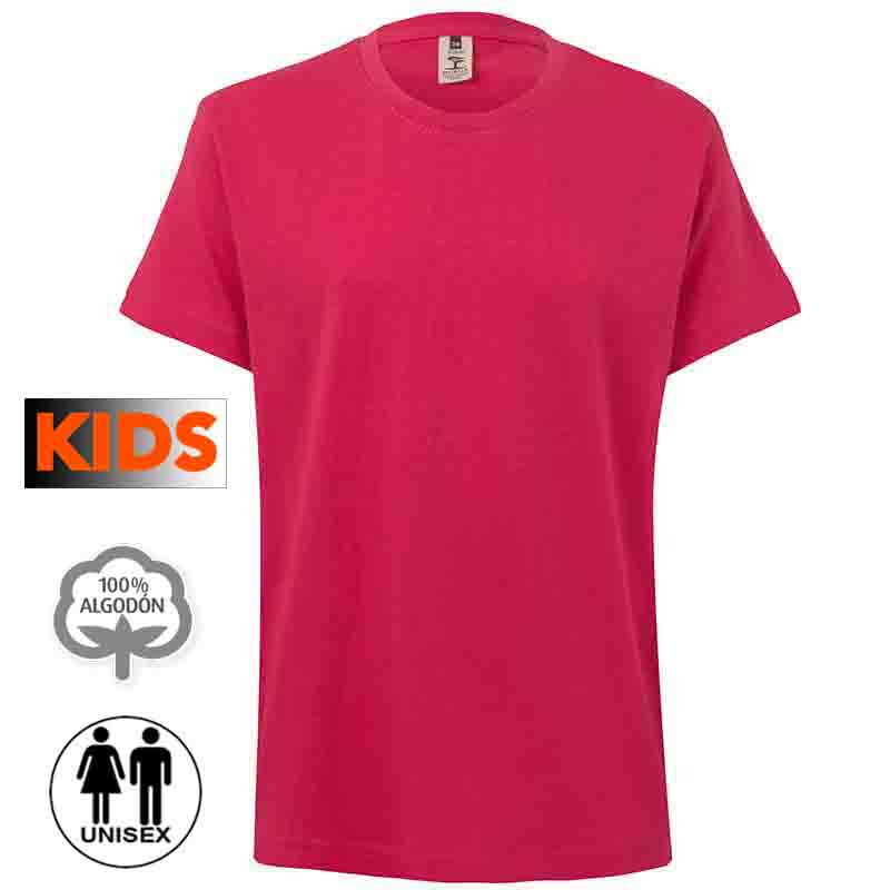 Camiseta algodón niño 25 colores