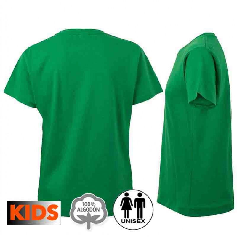 Camiseta algodón niño 25 colores