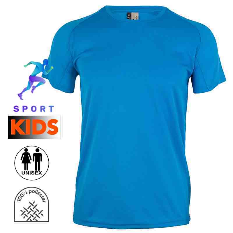 Camiseta técnica infantil 8 colores