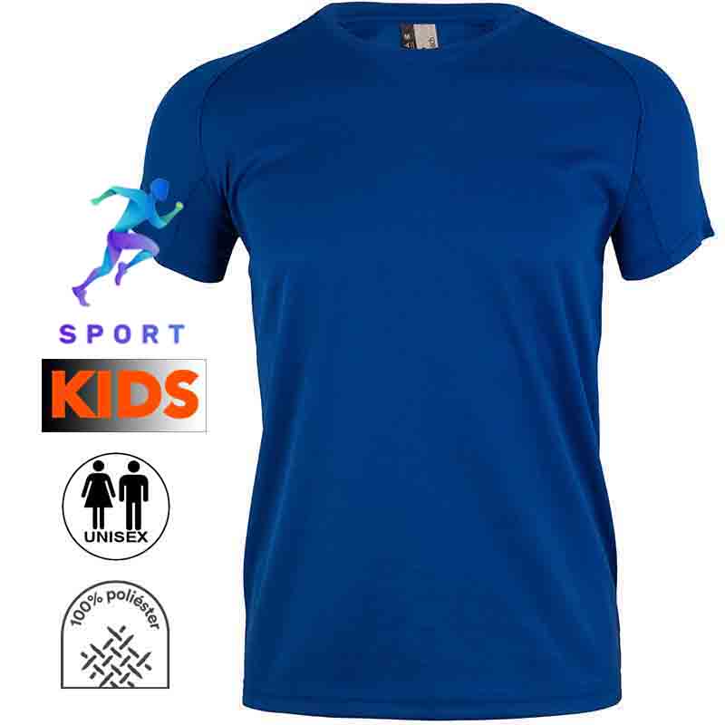 Camiseta técnica infantil 8 colores