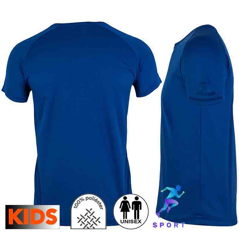 Camiseta técnica infantil 8 colores