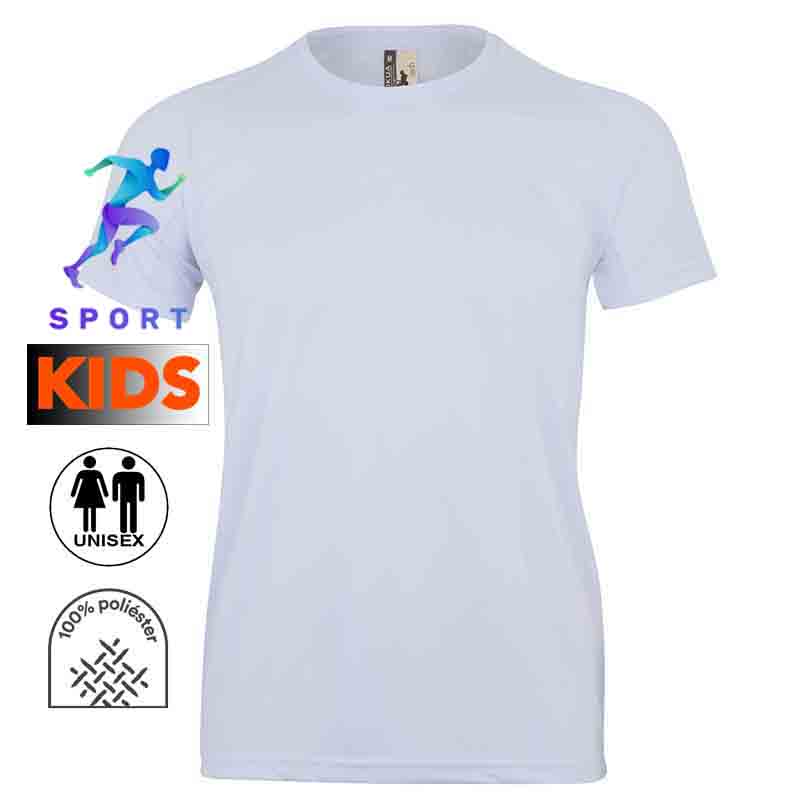 Camiseta técnica infantil 8 colores