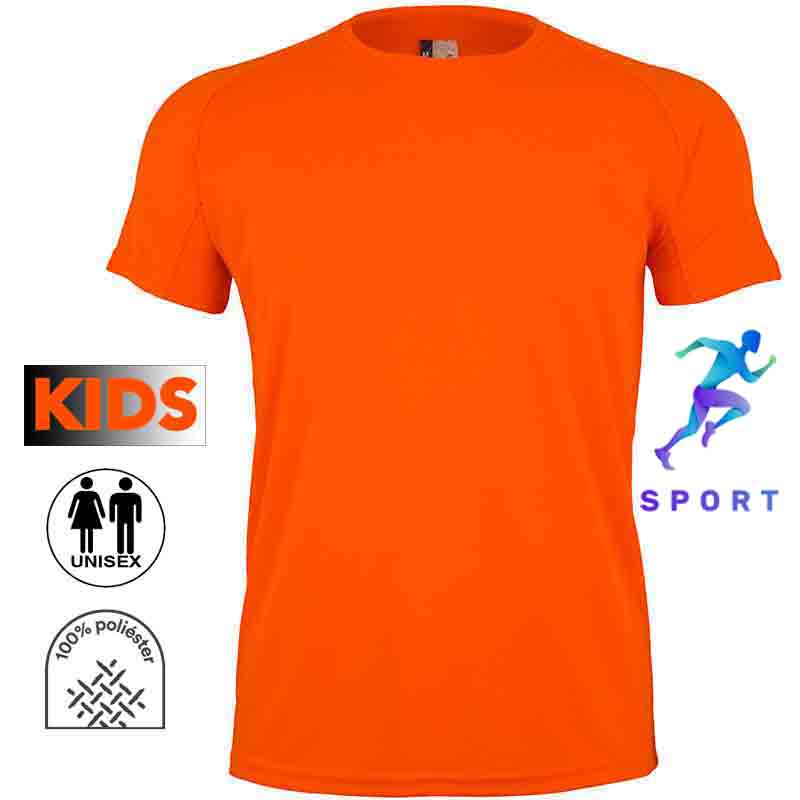 Camiseta técnica infantil 8 colores