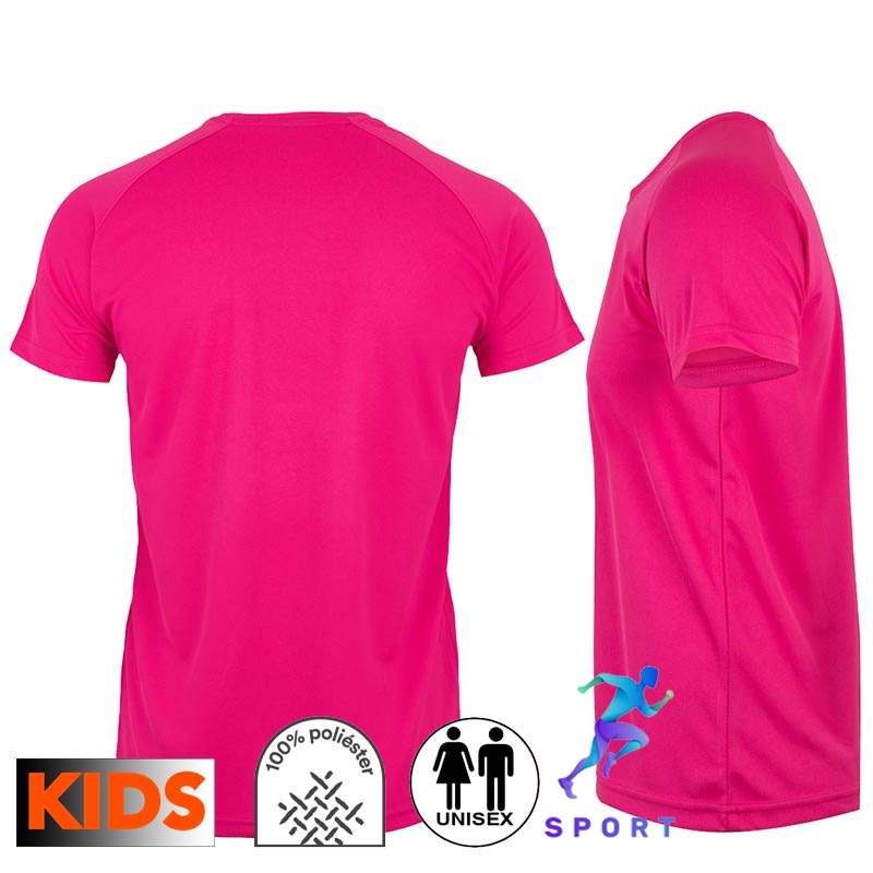 Camiseta técnica infantil 8 colores