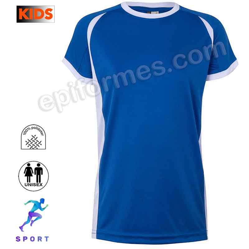 Camiseta técnica niño combinada 8 colores