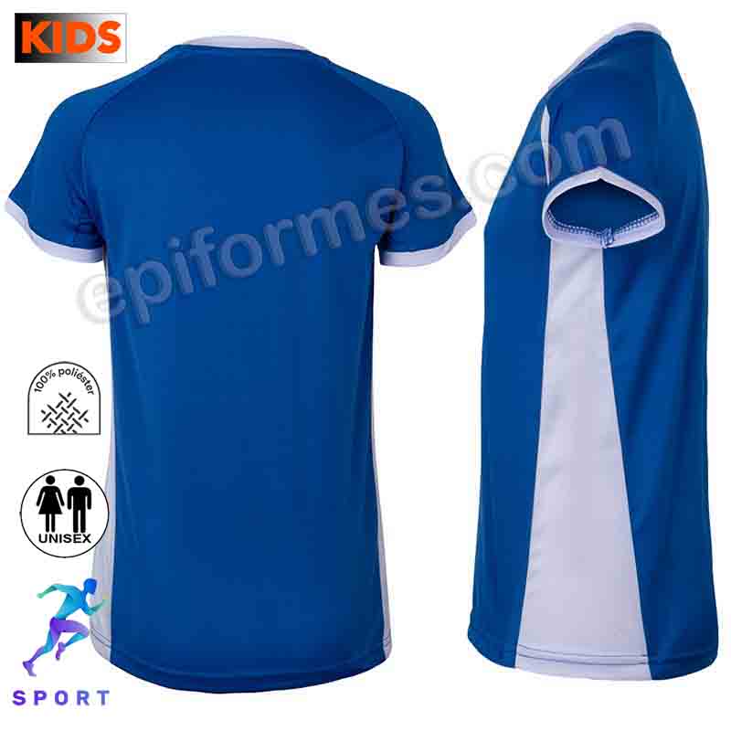 Camiseta técnica niño combinada 8 colores