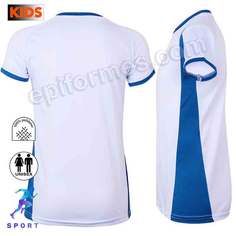 Camiseta técnica niño combinada 8 colores