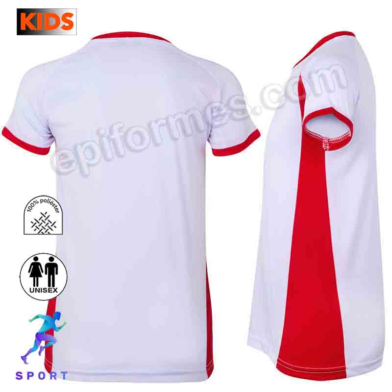 Camiseta técnica niño combinada 8 colores