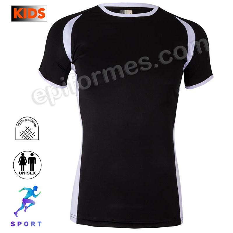 Camiseta técnica niño combinada 8 colores