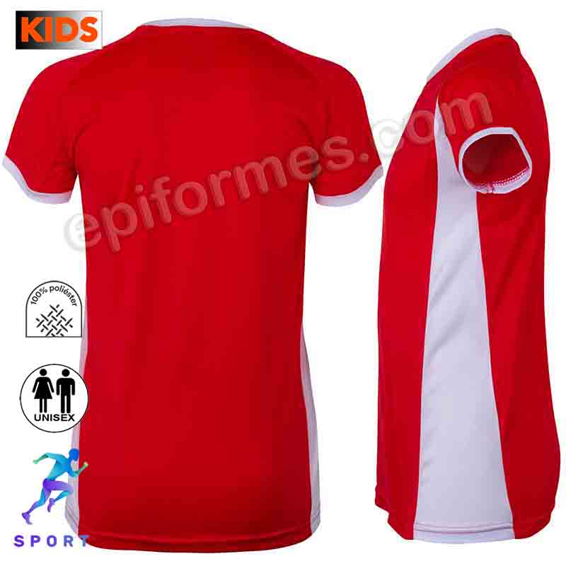 Camiseta técnica niño combinada 8 colores