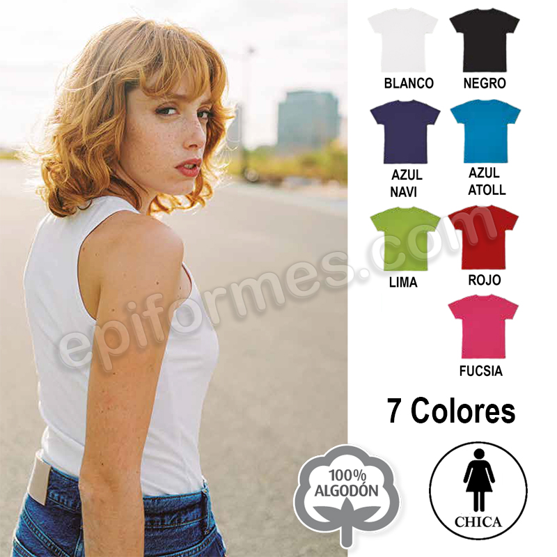 Camiseta de tirantes, espalda nadadora 7 colores