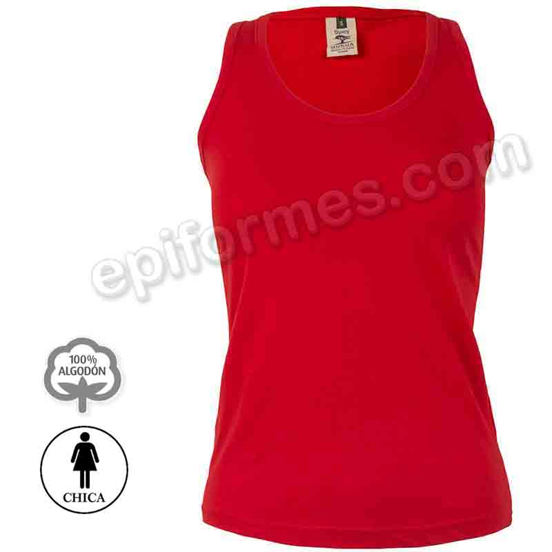 Camiseta de tirantes, espalda nadadora 7 colores